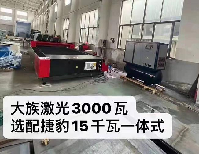 激光切割专用螺杆机案例